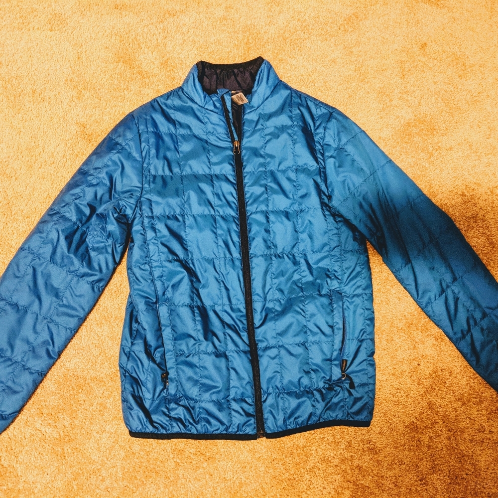 REI down packable jacket. Blue. Sz 11/12